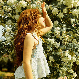 Топ-фартук Джинджерснэпс (Gingersnaps) "Изабель", бледно-голубой